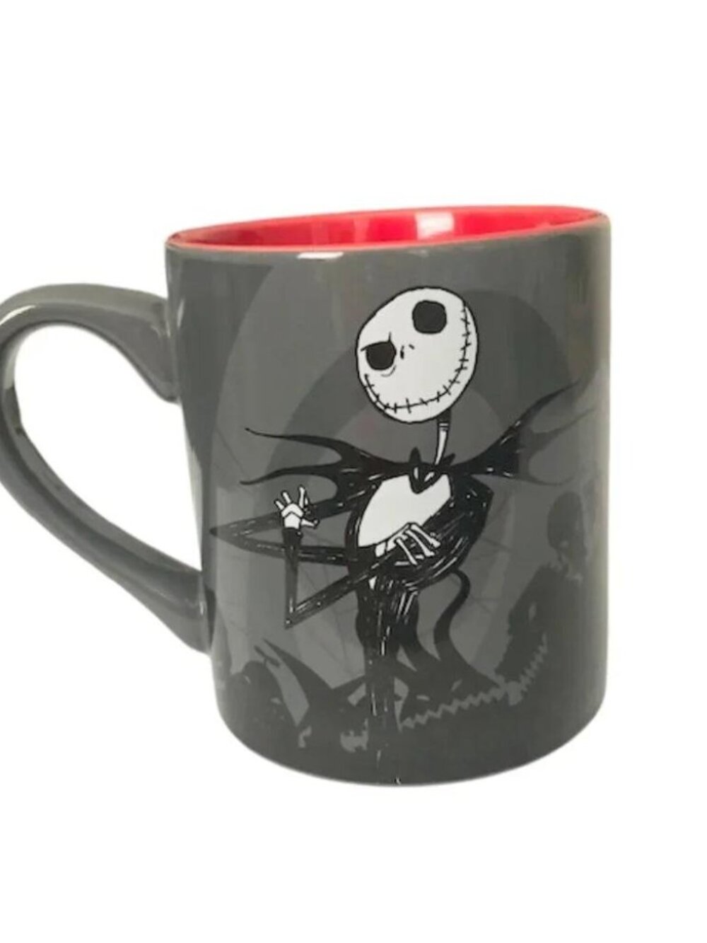 THE NIGHTMARE BEFORE CHRISTMAS Jack Skelington Mug Red Interior
